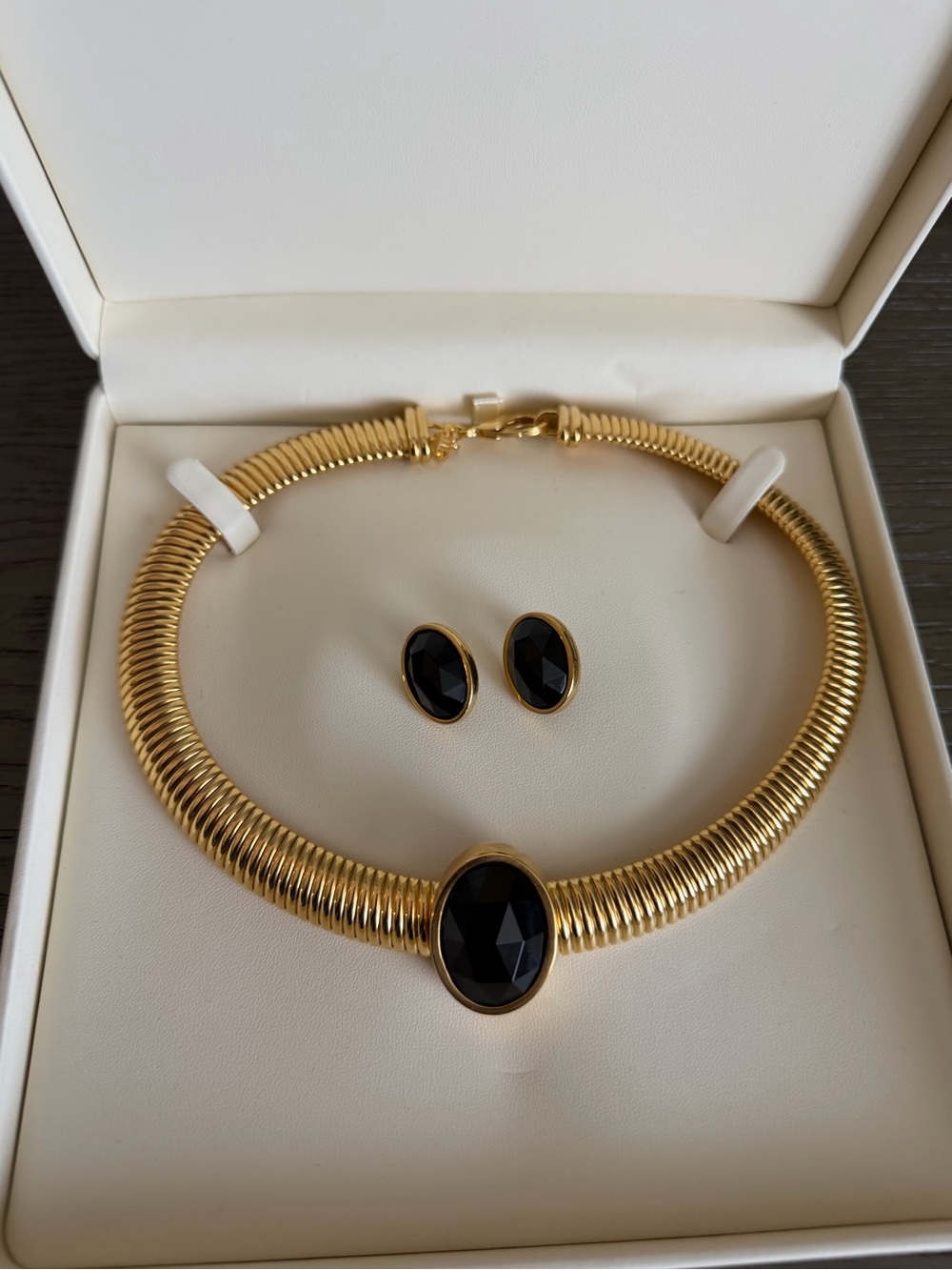 Prada Jewels Opalite Necklace and Earrings - Women Jewelry